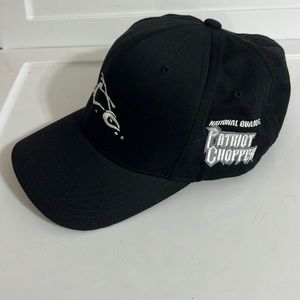 NWOT Black Patriot Choppers Collectible Hat National Guard Partnership OS Flex